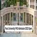 Parul University PhD Admission 2023 Open; Apply till June 1